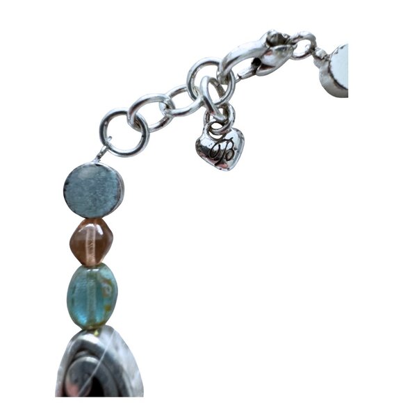 Brighton Contempo Silver and Multicolor Glass Beads Retired Design - Picture 3 of 5